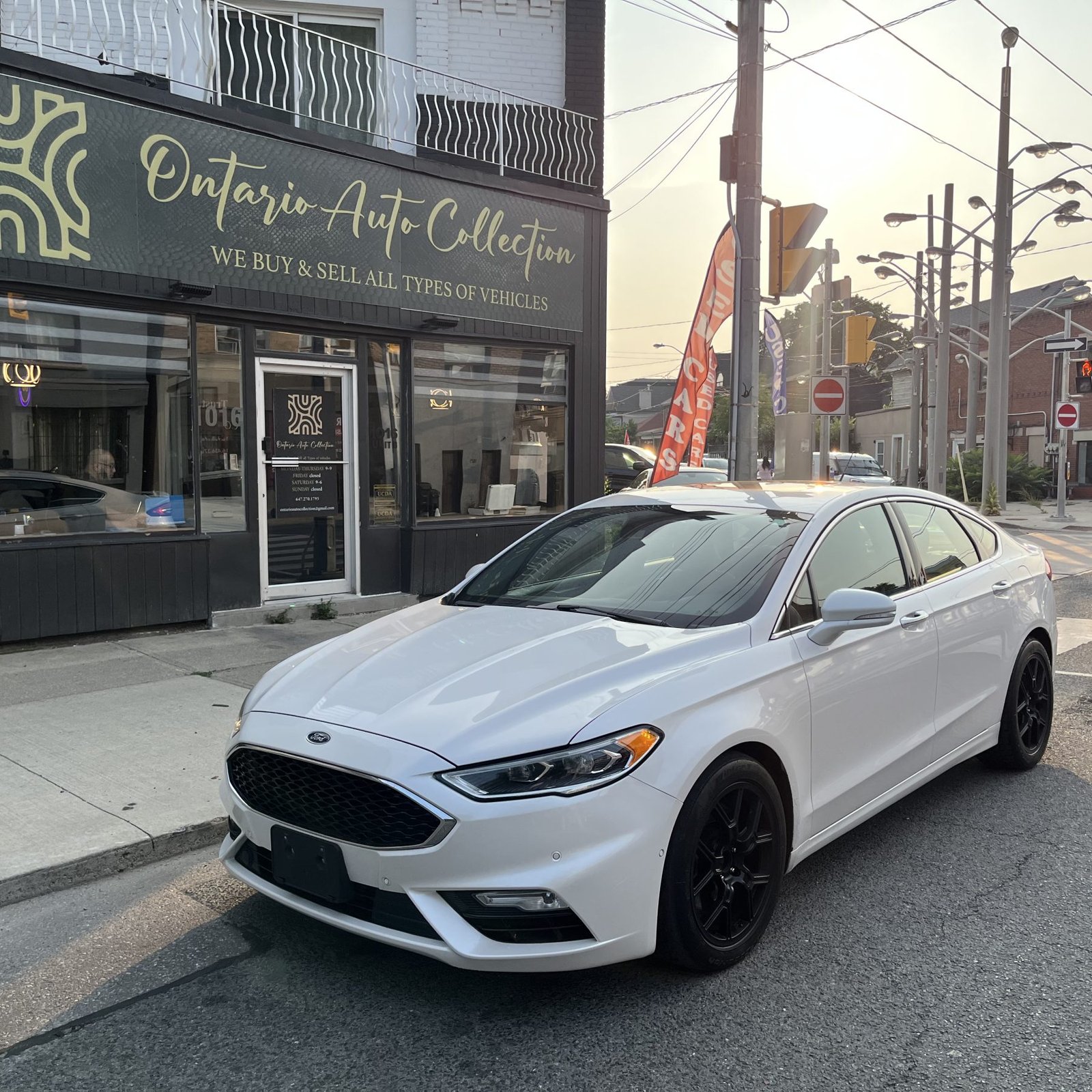 2017 FORD FUSION !!! SPORT !!! ONE OWNER !!! NO ACCIDENTS !!!