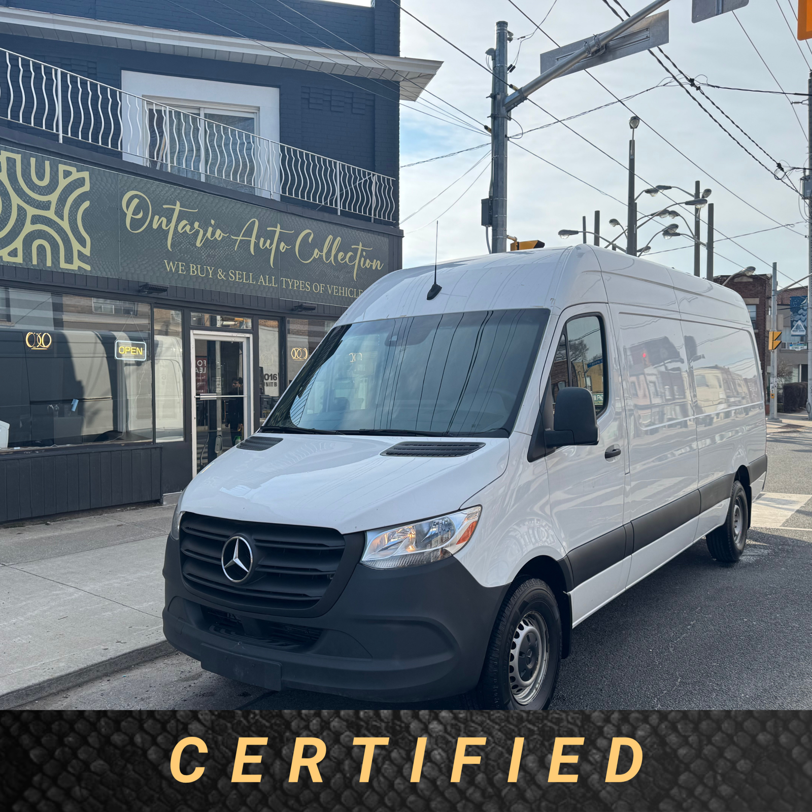 2022 MERCEDES-BENZ SPRINTER !! 2500 DIESEL !! 170 !! HIGH ROOF !